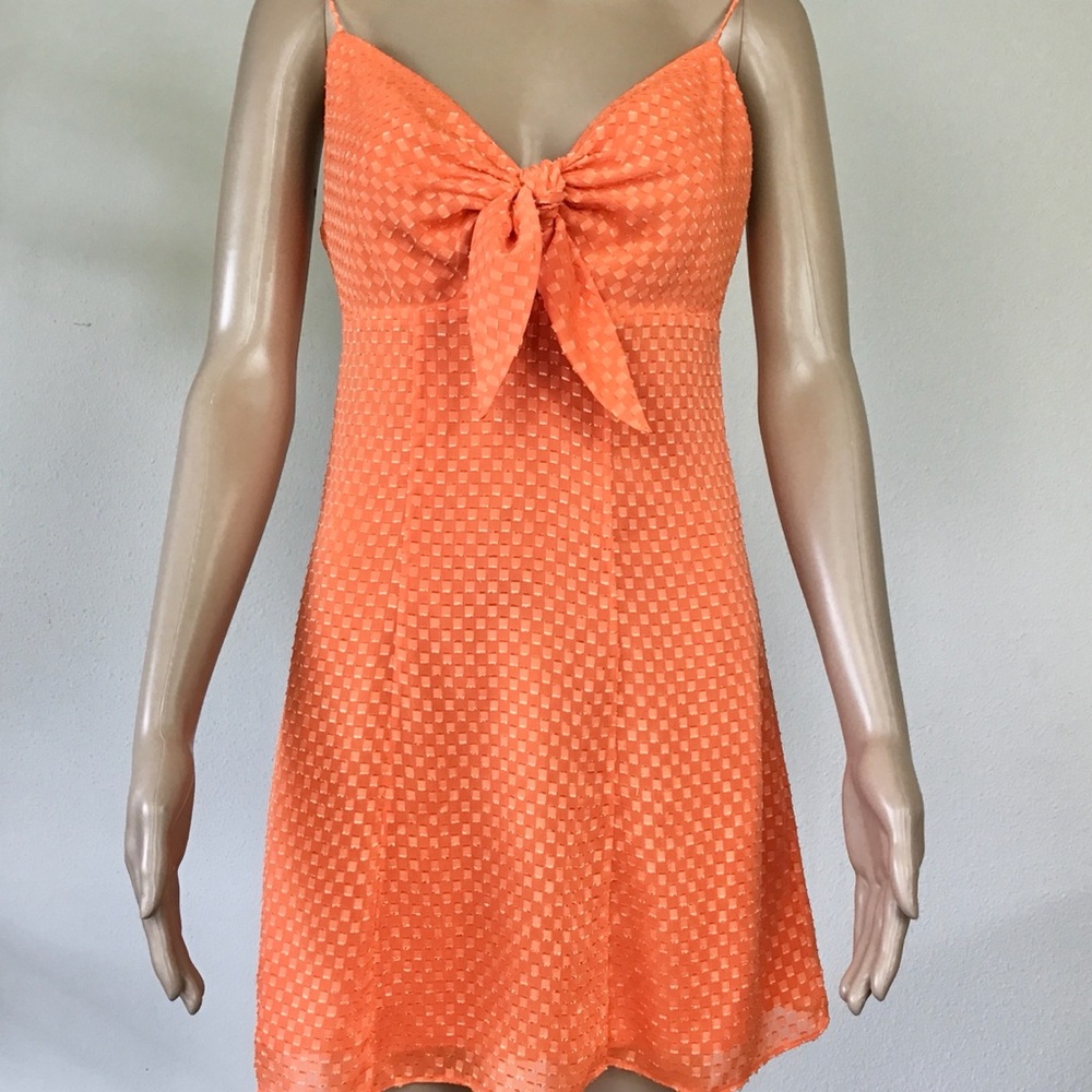 Alice + Olivia Vibrant Orange Dress